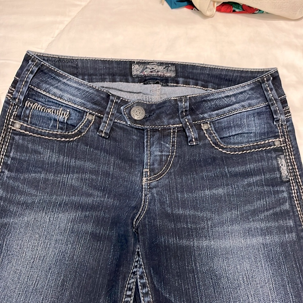 Silver jeans